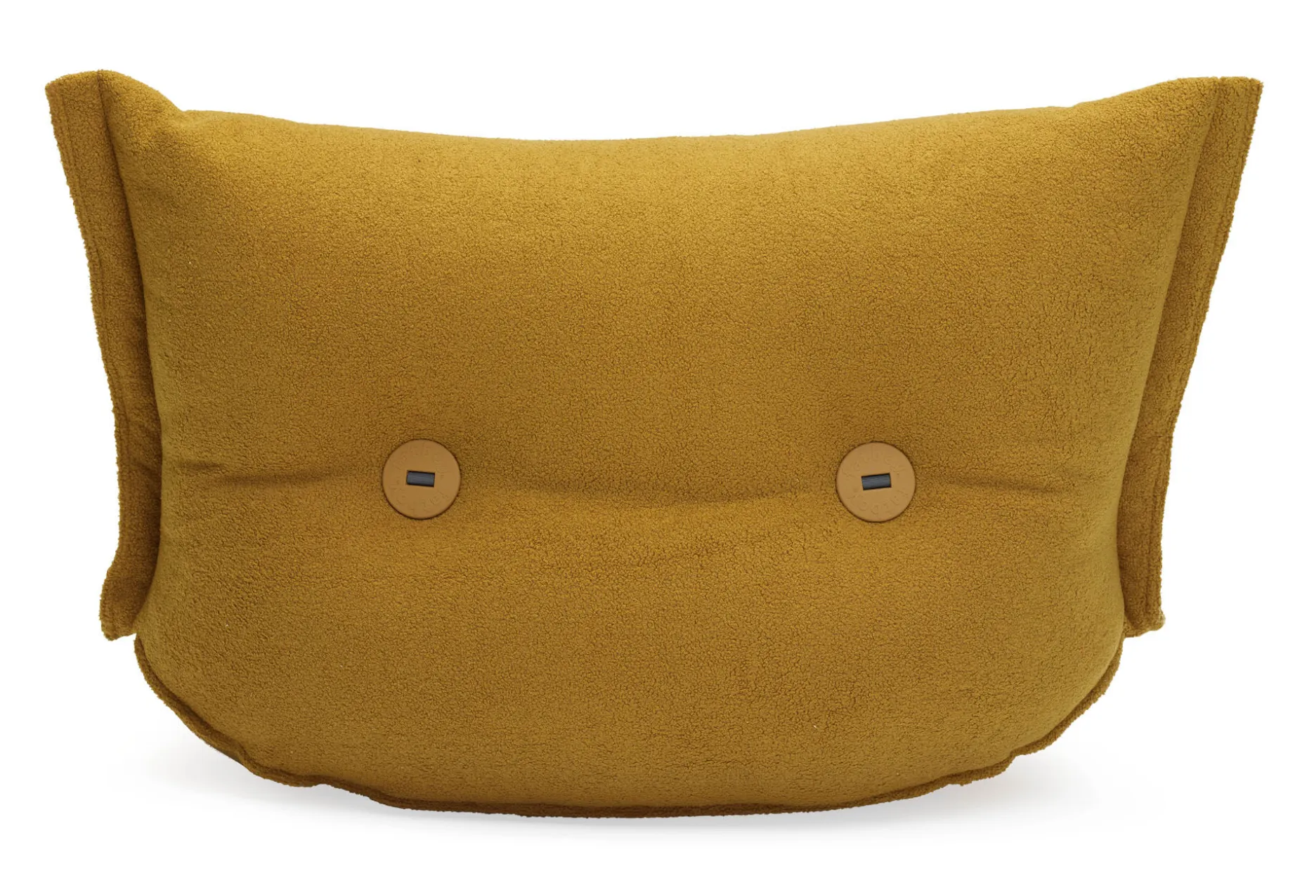 the BonBaron Sherpa Loungestoel, goud, 120x120x75 cm