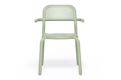 Toní Armchair Tuinstoel met armleuning, groen, 59.5x54.5x80.5 cm
