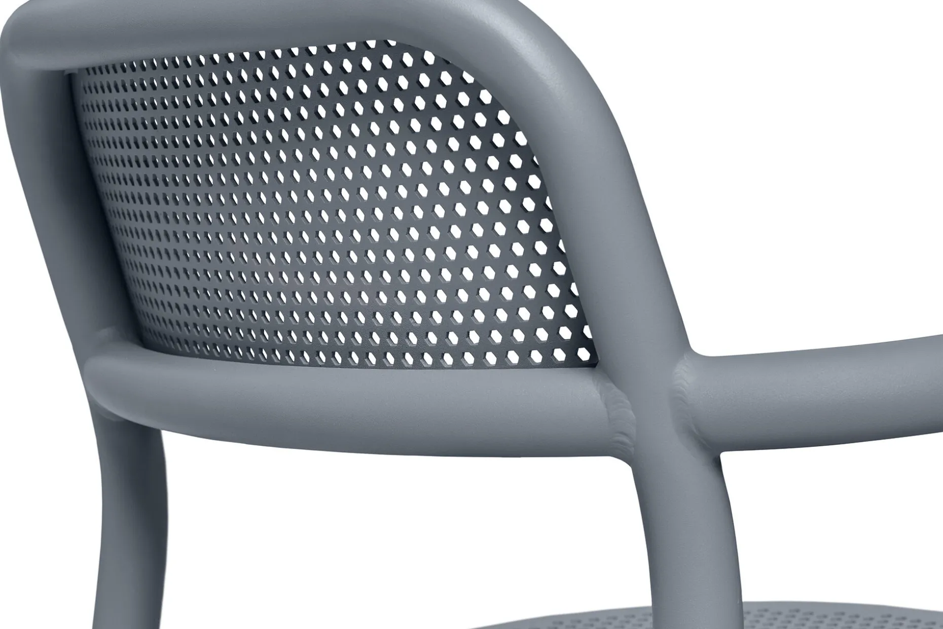 Toní Armchair Tuinstoel met armleuning, grijs, 59.5x54.5x80.5 cm