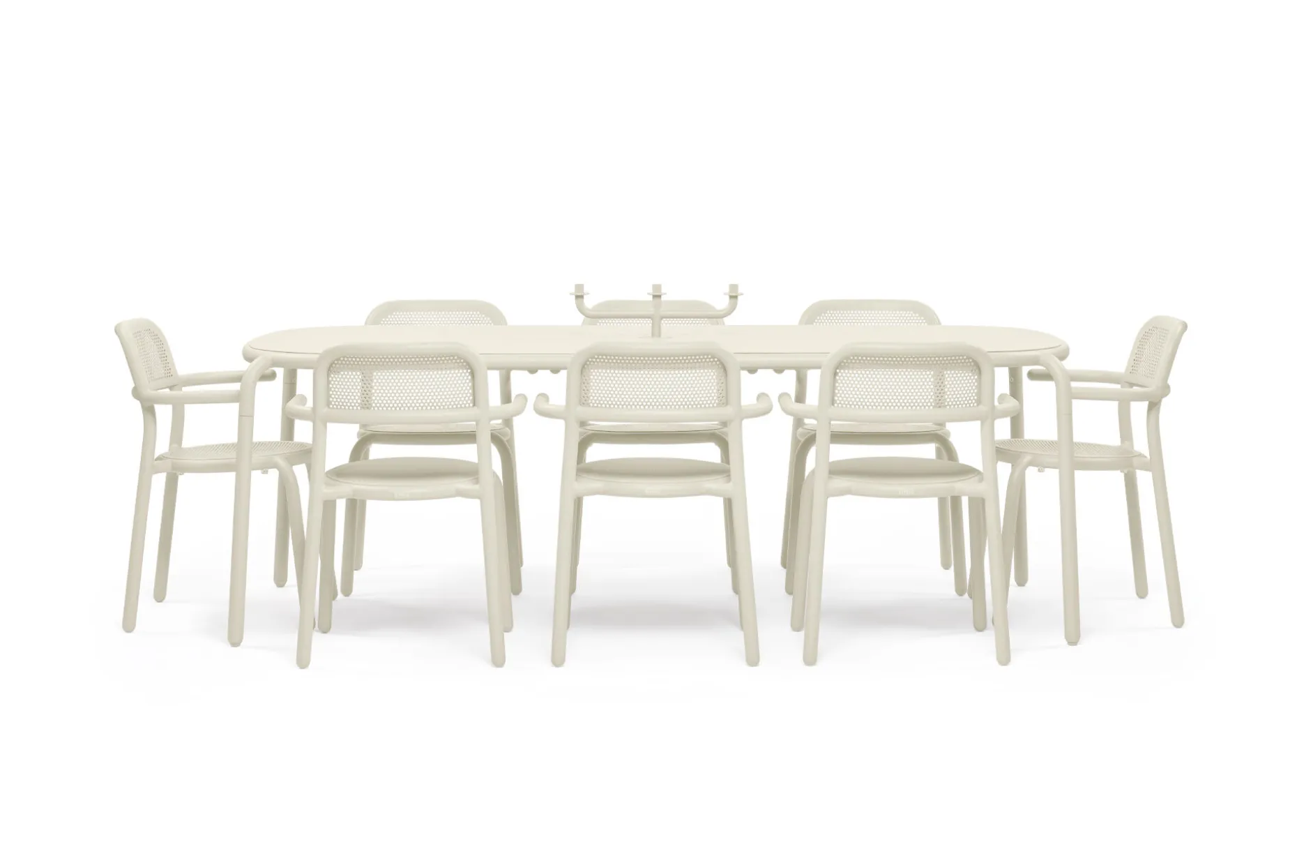 Toní Tablo Tuintafel groot, beige, 220x99x76 cm