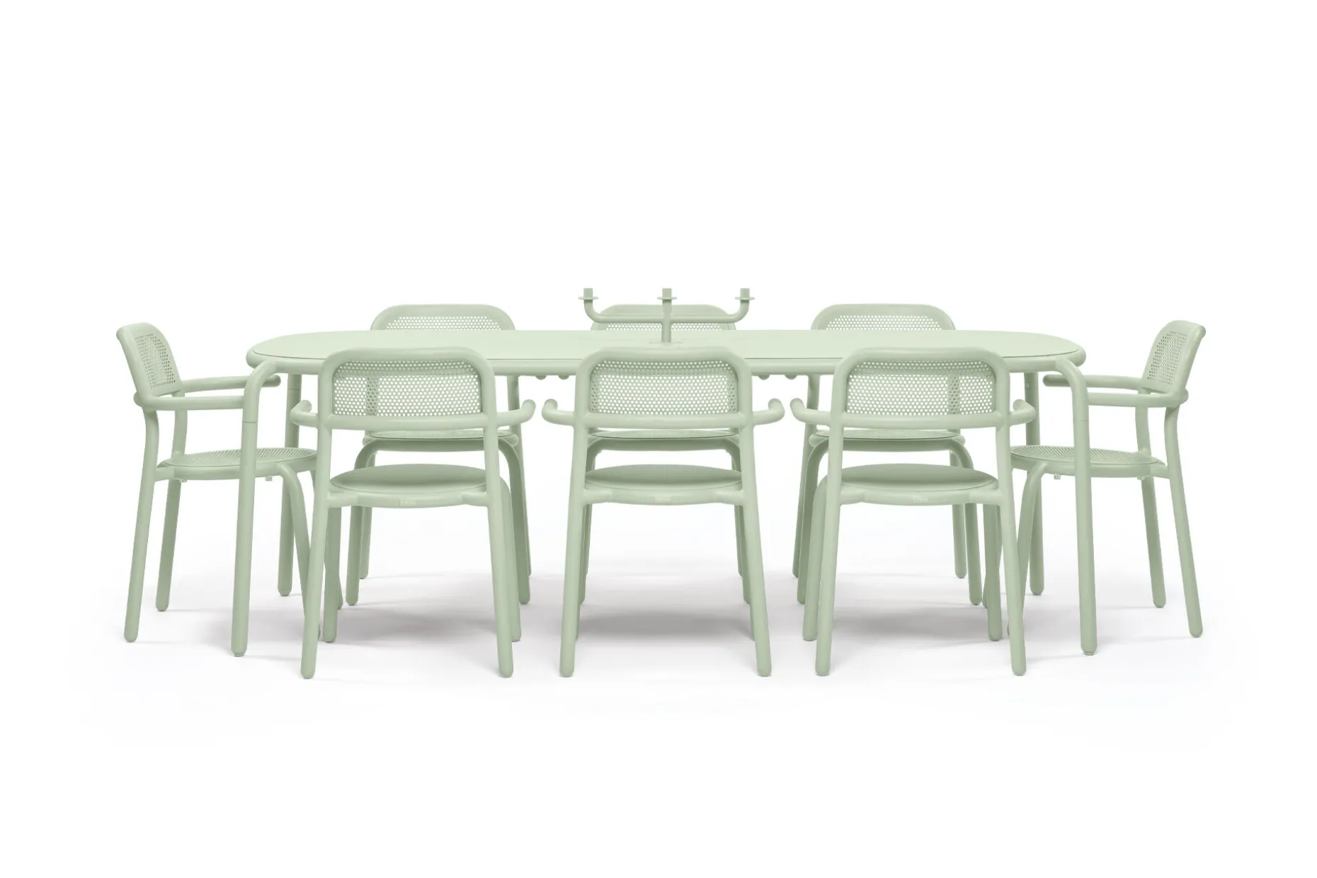 Toní Tablo Tuintafel groot, groen, 220x99x76 cm